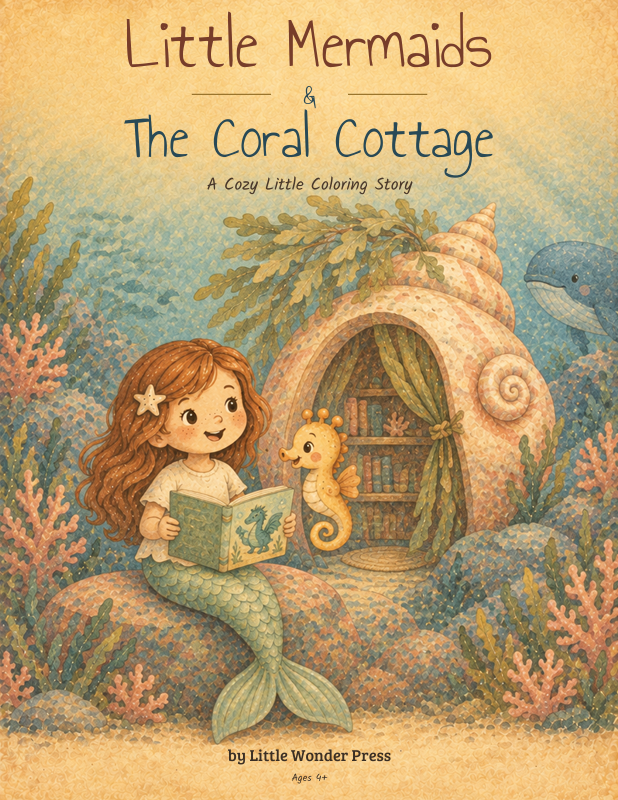 Front cover of Little Mermaids & The Coral Cottage