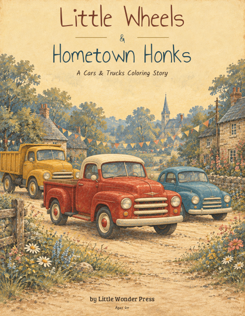 Front cover of Little Wheels & Hometown Honks