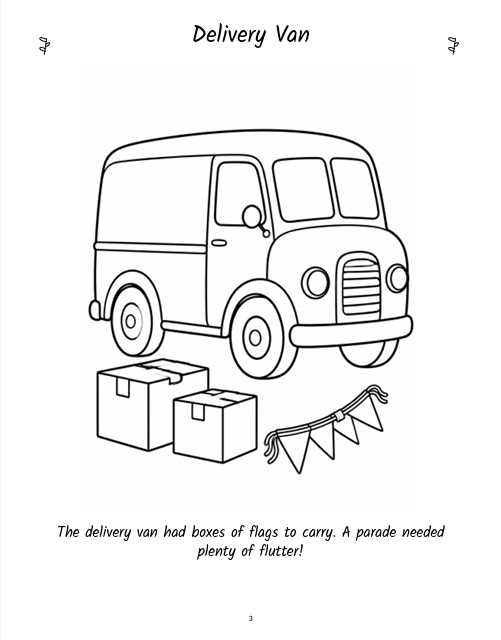 Inside page 3 of Little Wheels & Hometown Honks