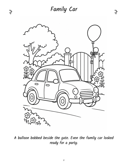 Inside page 2 of Little Wheels & Hometown Honks