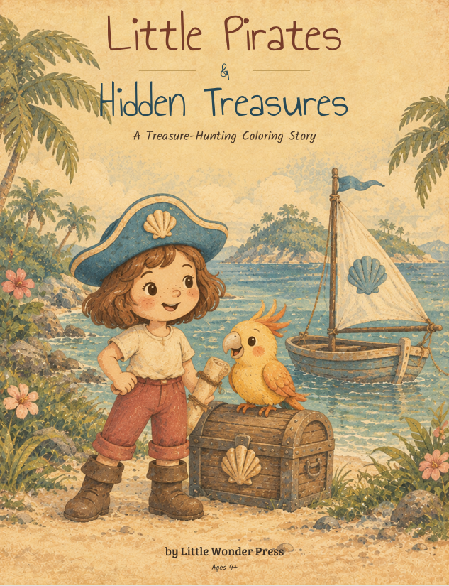 Front cover of Little Pirates & Hidden Treasures